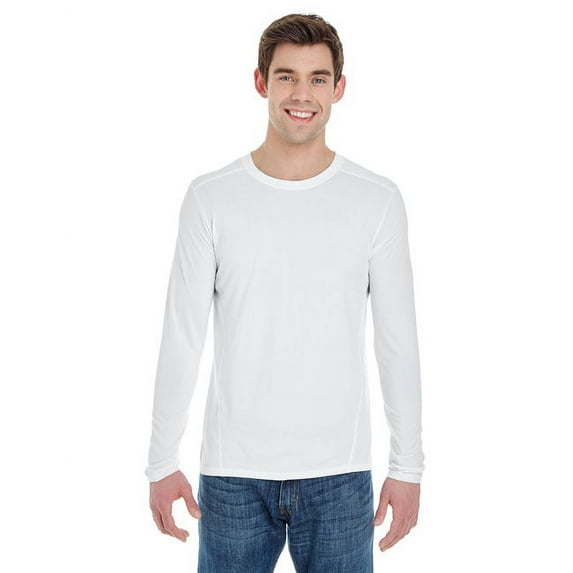 G474 Gildan Adult Performance Long-Sleeve Tech T-Shirt White 3XL