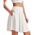 thumbnail image 1 of G4Free 20" Knee Length Tennis Skirts for Women High Waisted Golf Skorts Soft Athletic Built-in Shorts 3 Pockets, 1 of 7