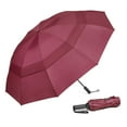 thumbnail image 1 of G4Free 42/46/54/62 Inch Large Golf Umbrella Compact Reverse Travel Umbrella 10 Ribs Windproof for Rain Double Canopy Automatic Open Close, 1 of 8
