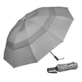 thumbnail image 1 of G4Free 42/46/54/62 Inch Large Golf Umbrella Compact Reverse Travel Umbrella 10 Ribs Windproof for Rain Double Canopy Automatic Open Close, 1 of 9