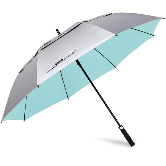 G4Free 47/54/62/68 Inch UV Protection Golf Umbrella Auto Open Vented Double Canopy Oversize Extra Large Windproof Sun Rain Umbrellas