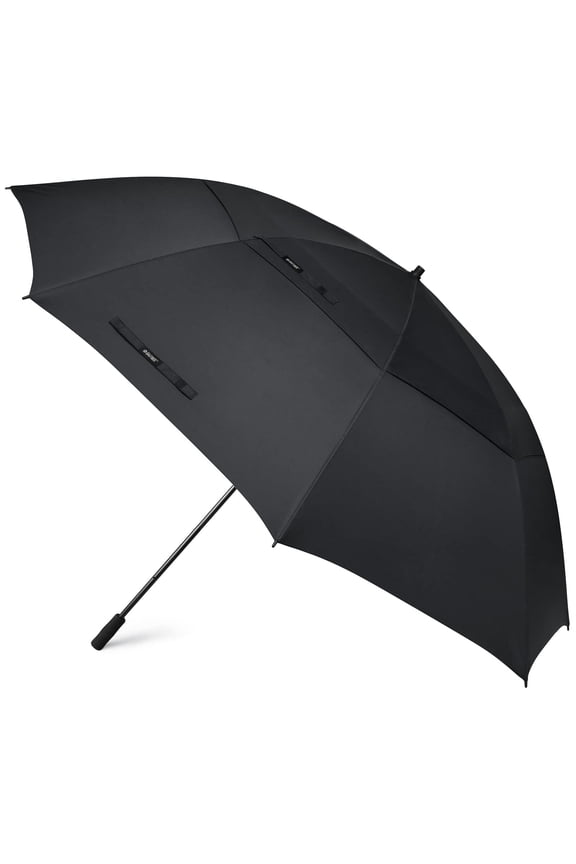 80 Inch Huge Large Oversize Golf Umbrella Double Canopy Vented Windproof Stick Umbrellas, 6.6 Ft Heavy Duty for Outdoor Doorman Family