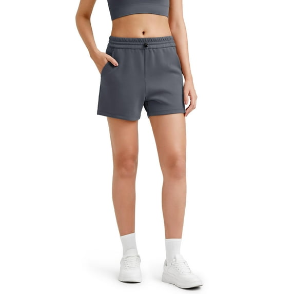 G4Free Athletic Shorts for Women Shockcord Sweat Shorts Summer Casual Lounge Shorts with Pockets Smoofit Modal Soft