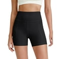 thumbnail image 1 of G4Free Barefeel Biker Shorts for Women with Pockets High Waisted Workout Athletic Gym Legging Shorts 4"/6", 1 of 7