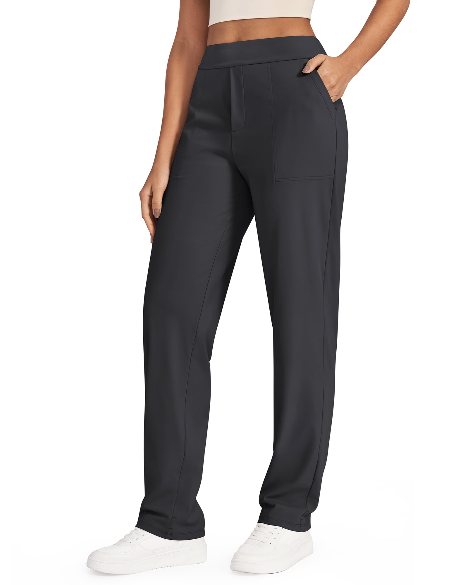 Bootcut broek voor dames in Beige - YORK