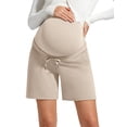 thumbnail image 1 of G4Free EverGoing Maternity Athletic Shorts with Pockets Over The Belly Drawstring Casual Pregnancy Shorts Yoga Workout, 1 of 8