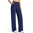 thumbnail image 1 of G4Free EverGoing Women's Wide Leg Dress Pants with Pockets Belt Loops, 1 of 8