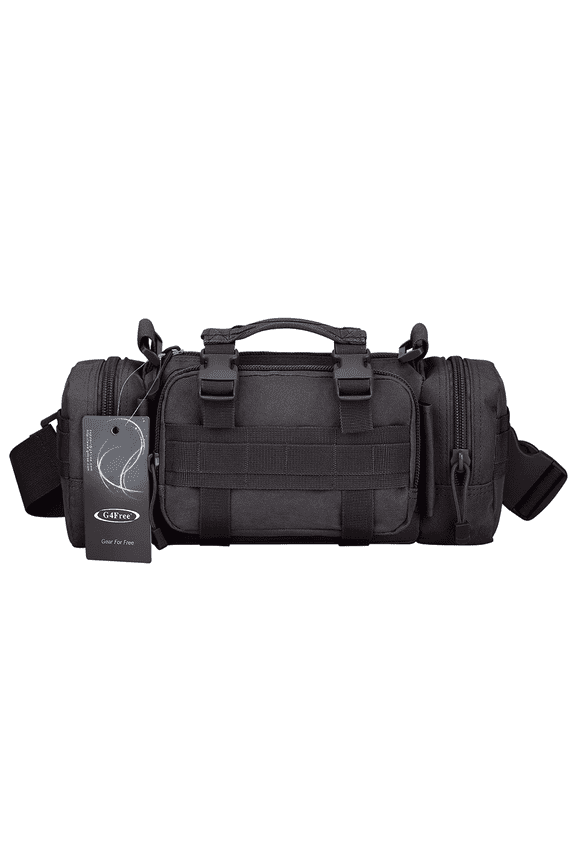 Waist Pack Sling Bag, Small Crossbody Fanny Pack with Handlebar Strap for Outdoor Hiking and Travel