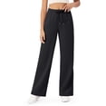thumbnail image 1 of G4Free Fleece Lined Pants Women Drawstring Waist Wide Leg Pants Winter Cotton Lounge Sweatpants with Pockets 29''/31''/33'', 1 of 7