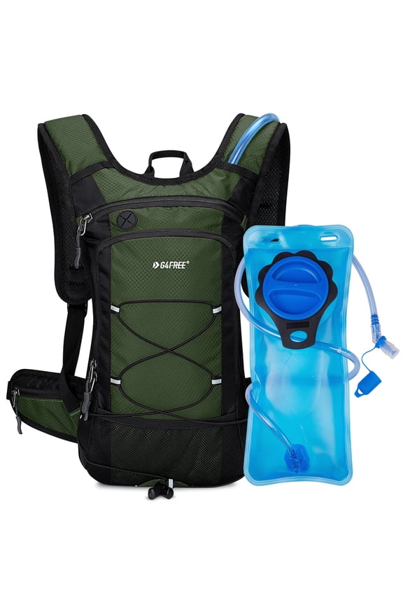 Insulated Hydration Backpack Pack with 2L BPA Free Bladder for Outdoor Running Hiking Cycling Camping