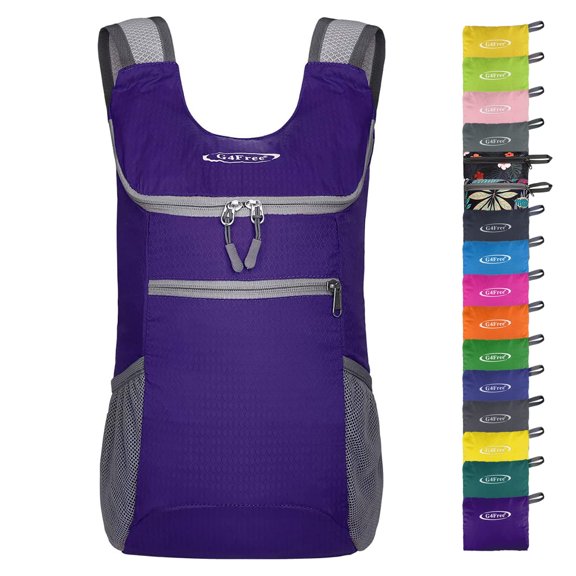 G4Free Lightweight Packable Hiking Backpack for Men Women Small Hiking Daypacks Foldable Shoulder Pack Casual Outdoor Bag 11L