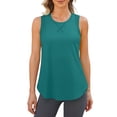 thumbnail image 1 of G4Free Lightweight Racerback Workout Tank Tops for Women High Neck Athletic Long Tanks Fast Dry Sleeveless Running Shirts, 1 of 7