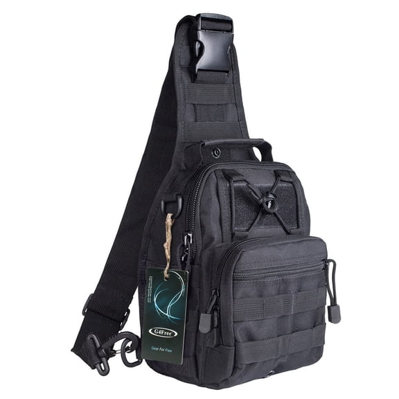 G4Free Outdoor Sling Backpack Sports Shoulder Bag Pack Small Hiking Crossbody Daypack for Travel