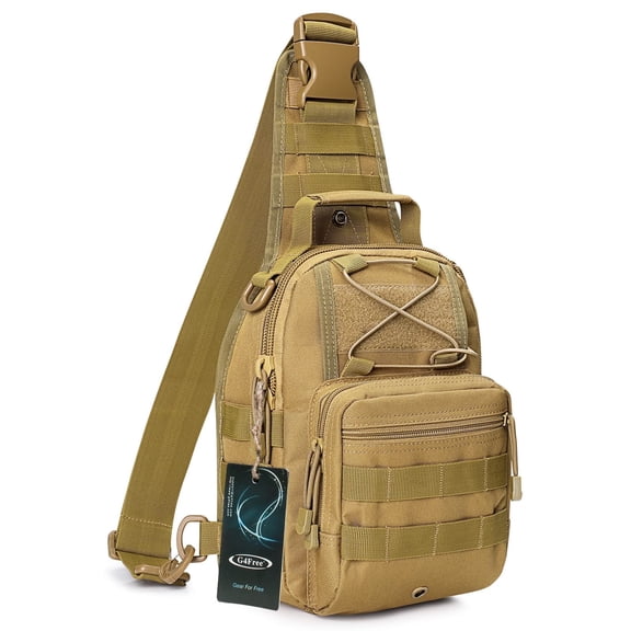 G4Free Outdoor Sling Backpack Sports Shoulder Bag Pack Small Hiking Crossbody Daypack for Travel