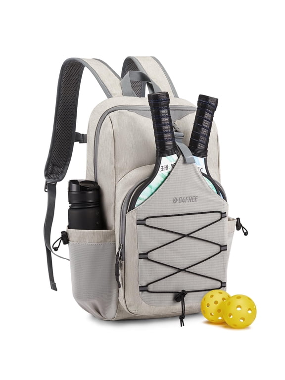Pickleball Bag, Pickleball Backpack for Women and Men, Padel Bag Fits 2 to 4 Paddles, Gifts for Pickleball Lovers