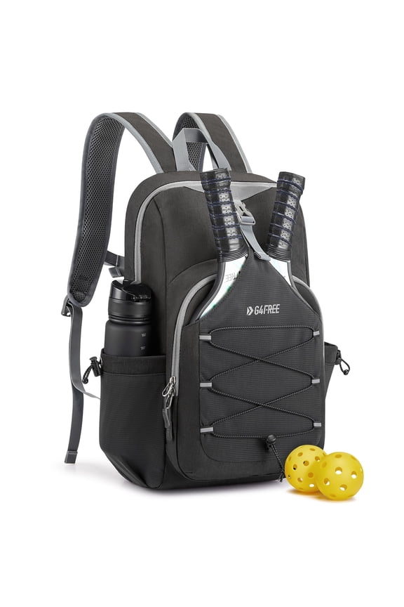 Pickleball Bag, Pickleball Backpack for Women and Men, Padel Bag Fits 2 to 4 Paddles, Gifts for Pickleball Lovers
