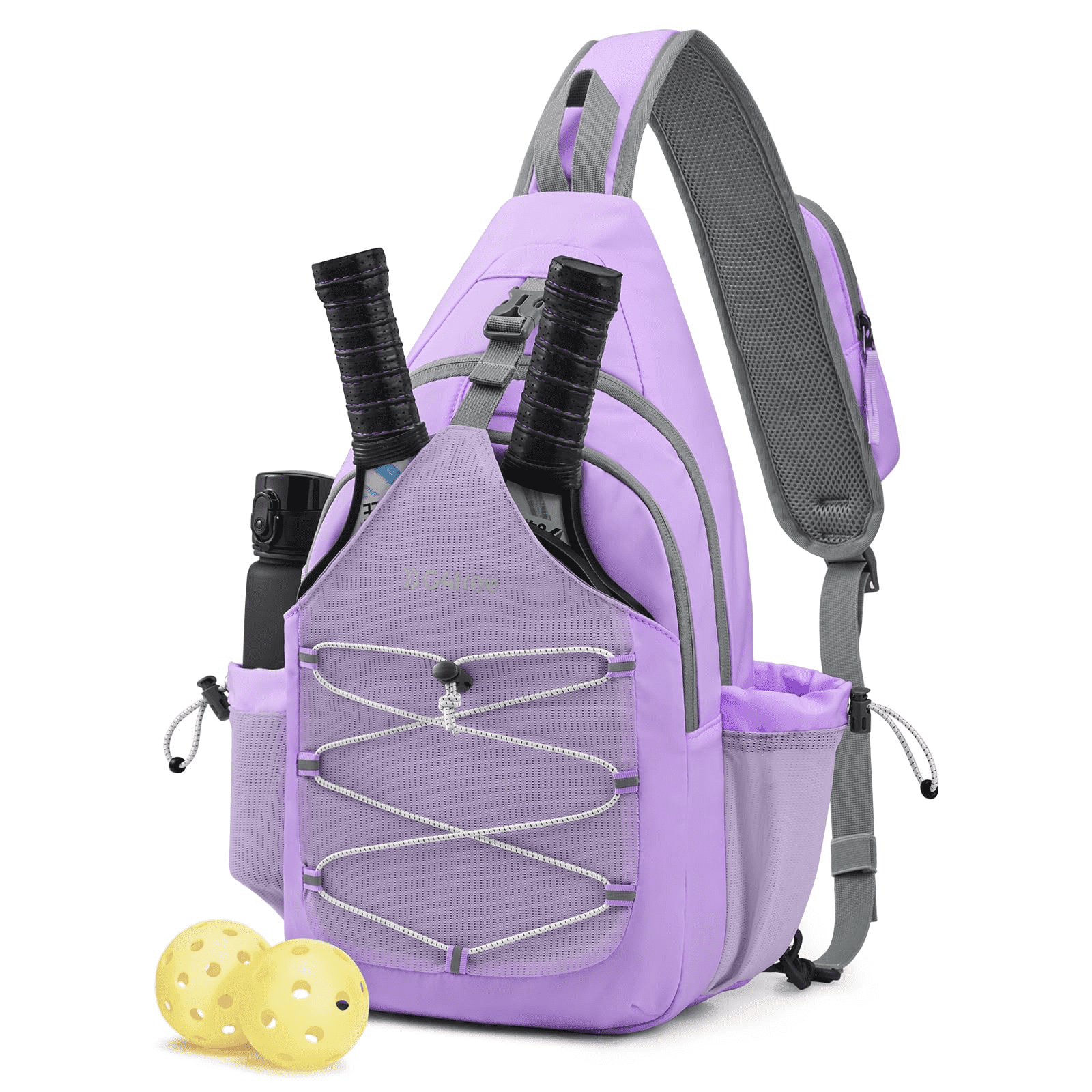 G4Free Pickleball Sling Bag for Women - Lightweight Crossbody Sports Bag
