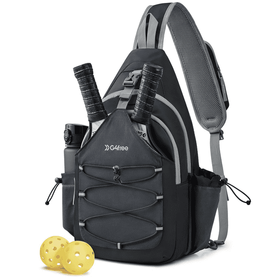 G4Free Pickleball Sling Bag for Women - Lightweight Crossbody Sports Bag