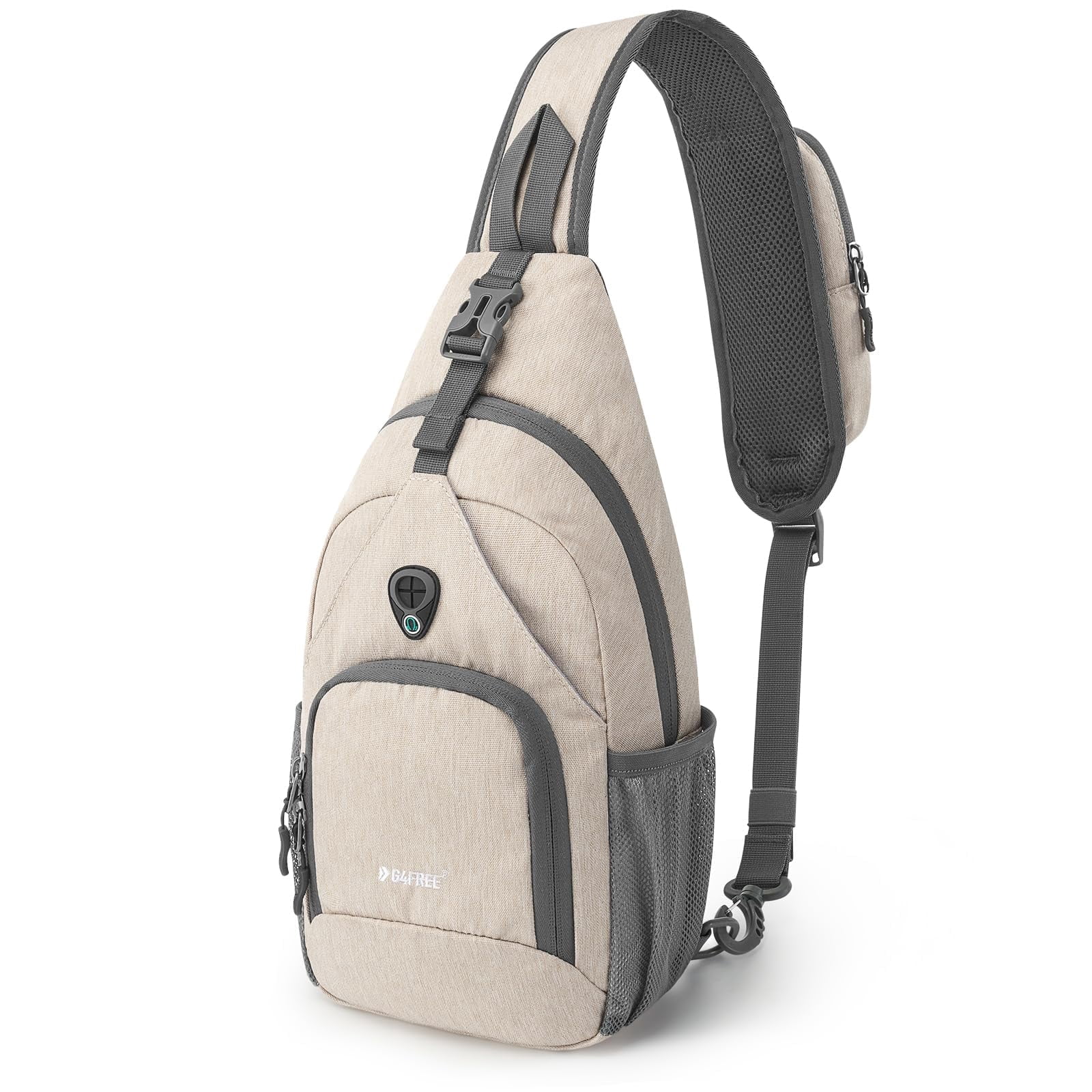 G4Free RFID Sling Bag for Adults, Small Crossbody Chest Shoulder Backpack for Men and Women, Hiking Daypack