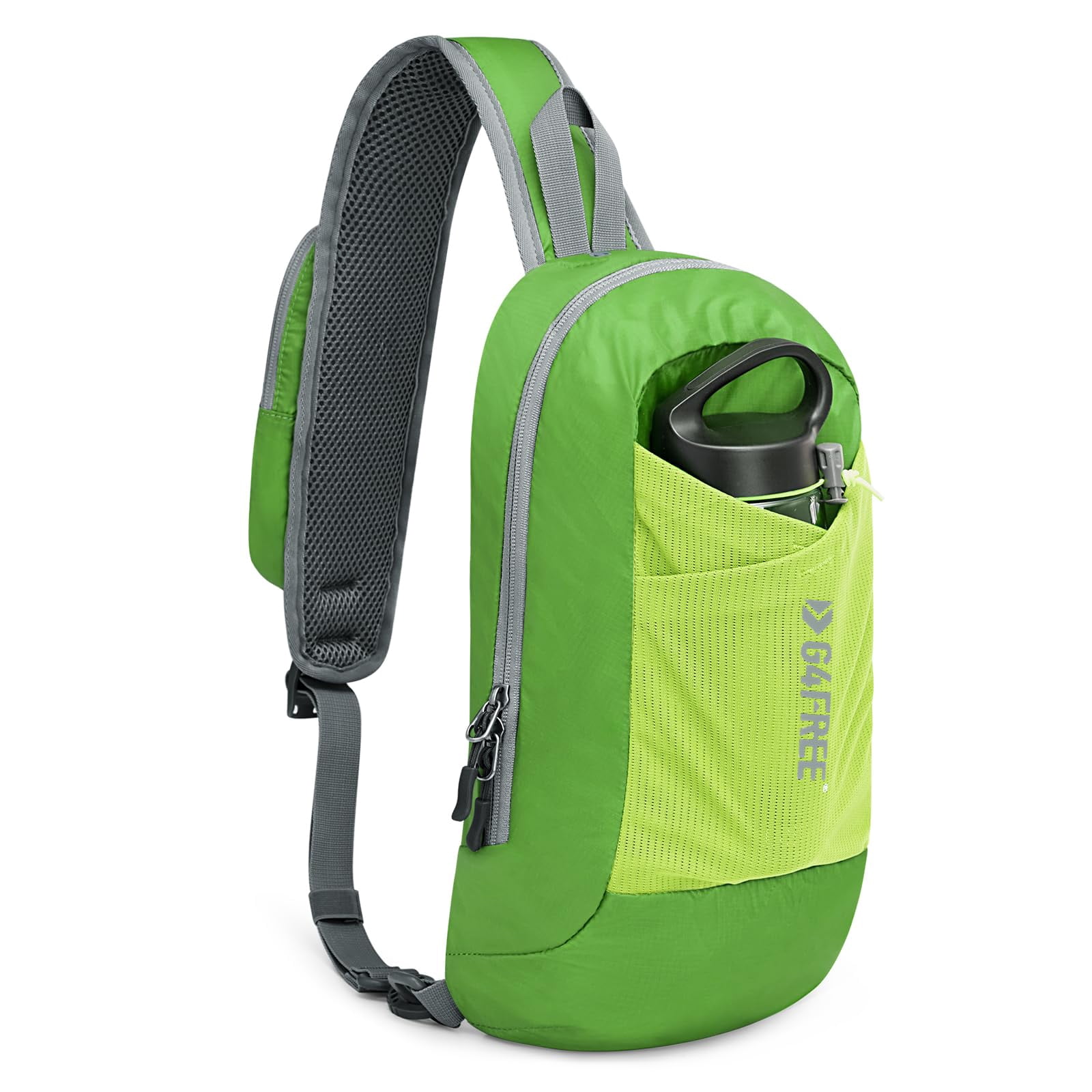 G4Free Sling Bag RFID Blocking Crossbody Backpack with Front Pocket Hiking Daypack Chest Bag for Women Men
