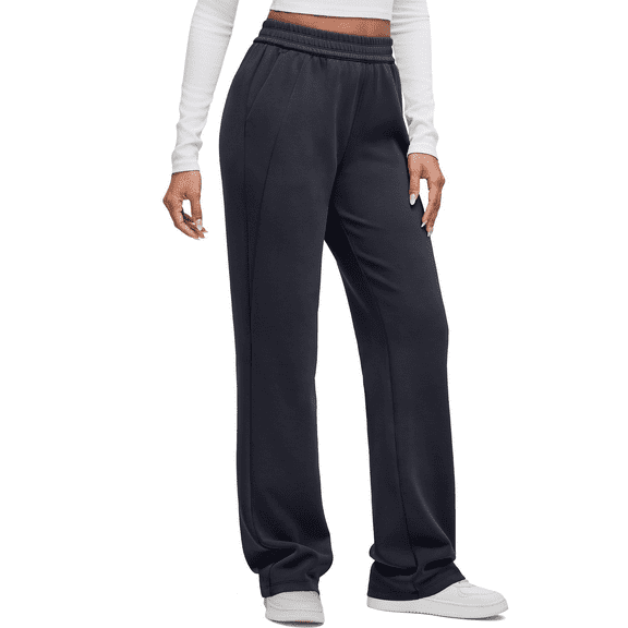 G4Free Smoofit 27''/29''/31'' Wide Leg Sweatpants for Women Modal Soft High Waisted Casual Lounge Travel Pants with Pockets
