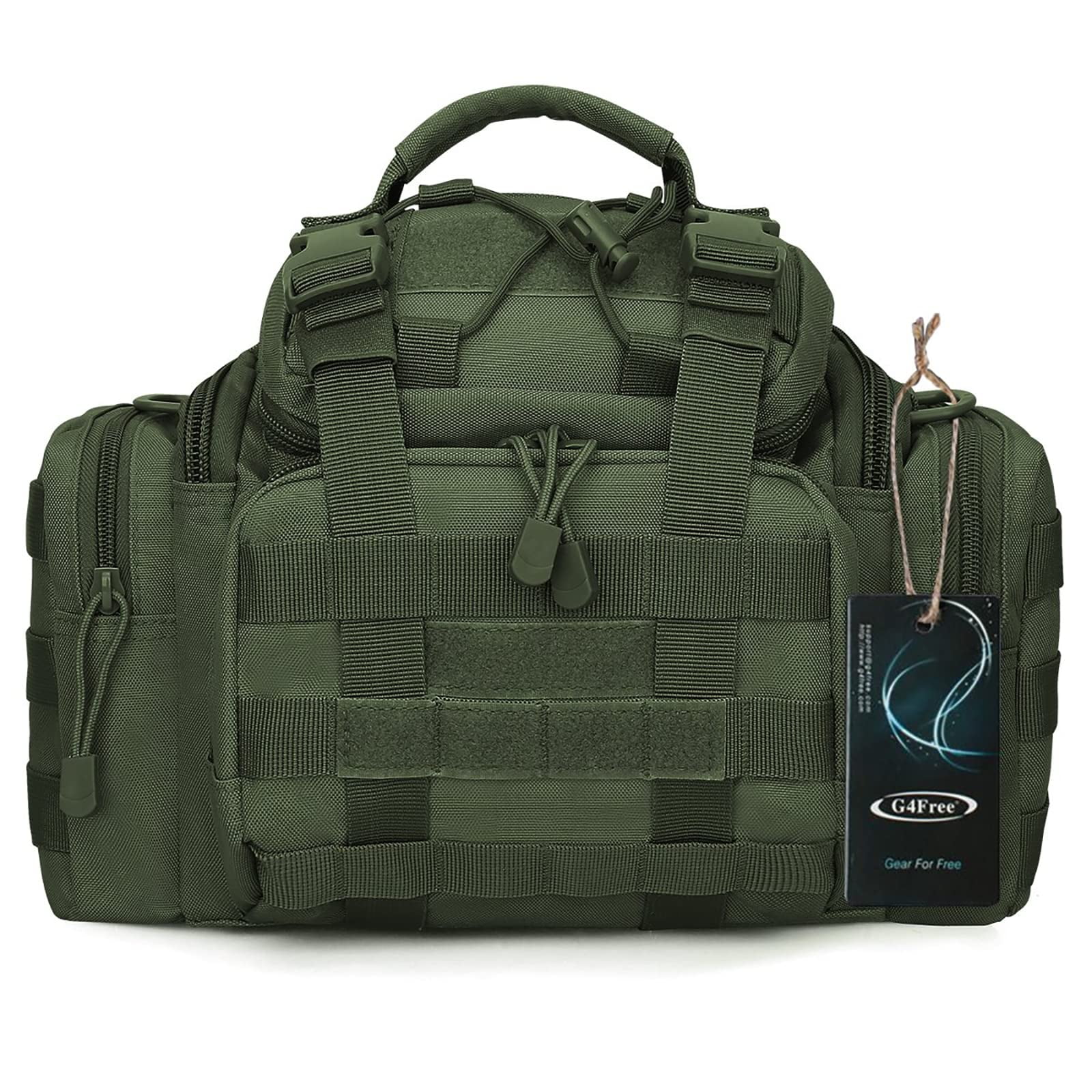 G4Free Sport Outdoor Waist Pack Sling Bag Hiking Fanny Pack Fishing Gear Crossbody Travel Bag