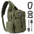 thumbnail image 1 of G4Free Outdoor Sling Bag Crossbody Backpack with Adjustable Holder, Durable Shoulder Daypack for Men, 1 of 9