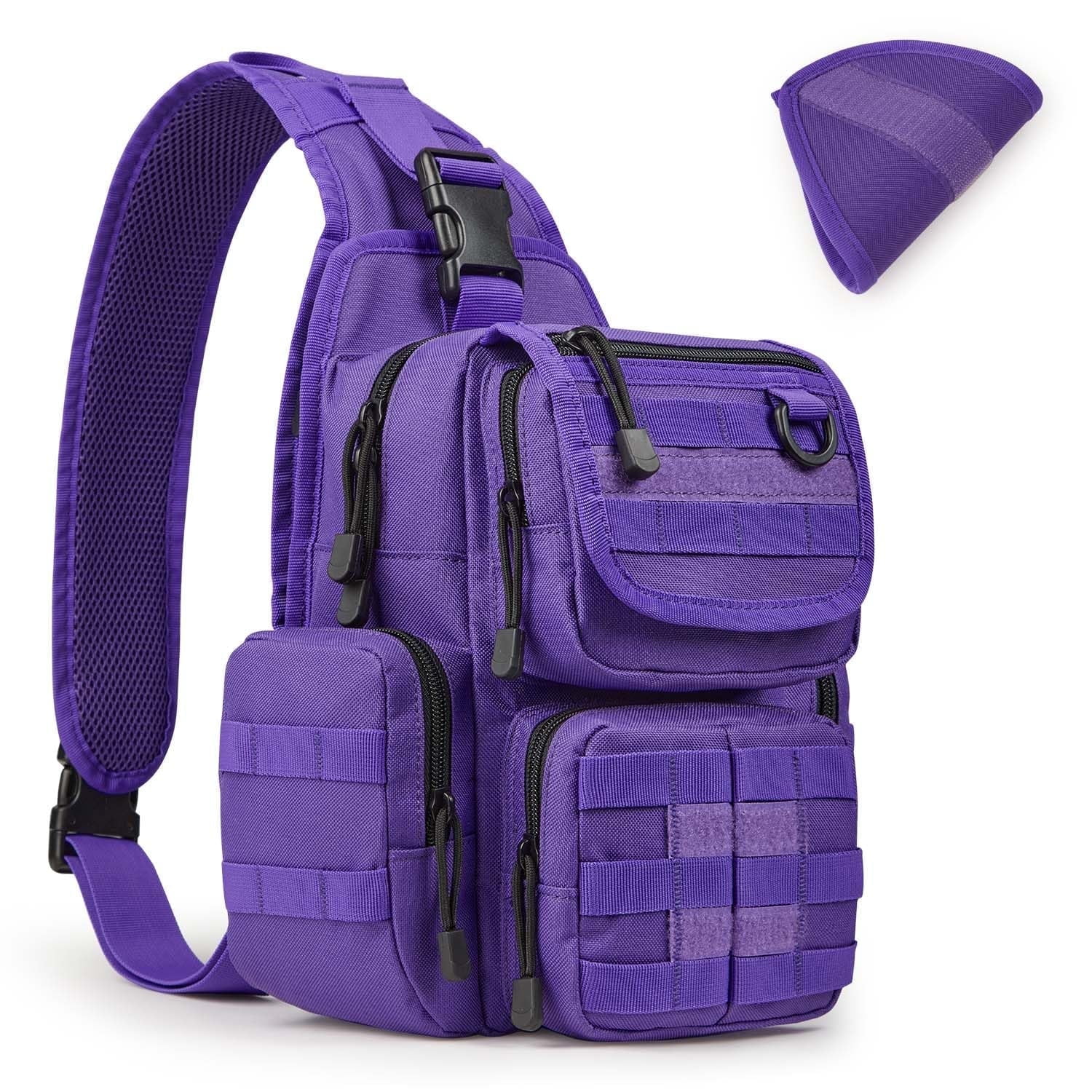 G4Free Sling Bag Pack with Adjustable Holder Small Crossbody Shoulder Backpack for Men Women