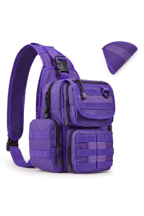 Sling Bag Pack with Adjustable Holder Small Crossbody Shoulder Backpack for Men Women