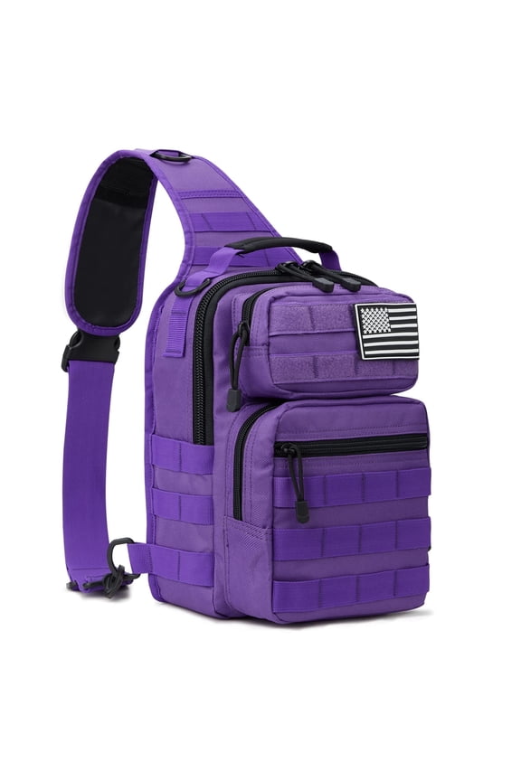 Rover Sling Backpack, Compact Crossbody Shoulder Bag with Multiple Pockets for Outdoor Use