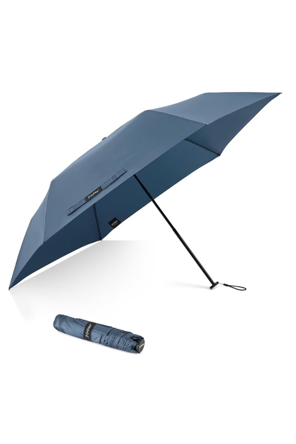 Travel Umbrella Compact Ultralight UPF 50+ UV Protection Carbon Fiber Super Slim Small Mini Umbrella, Weighs Only 4 oz