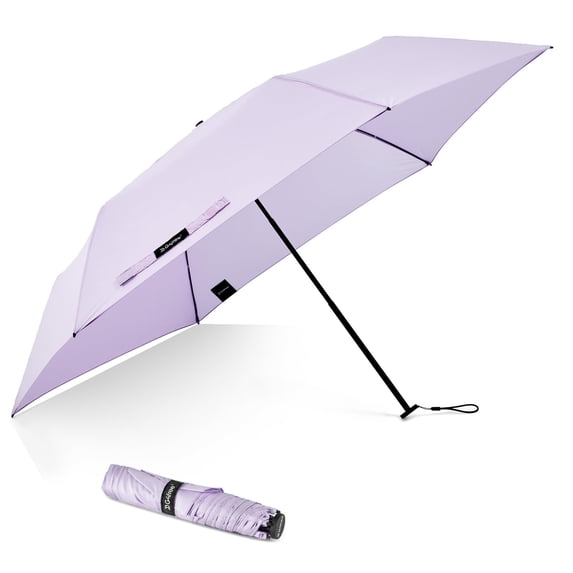 G4Free Travel Umbrella Compact Ultralight UPF 50+ UV Protection Carbon Fiber Super Slim Small Mini Umbrella, Weighs Only 4 oz
