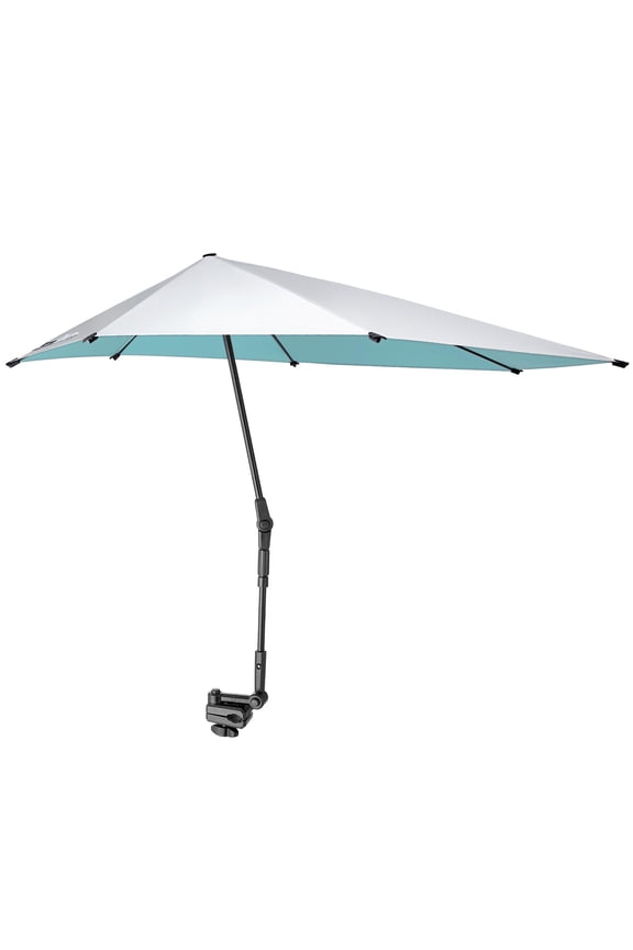 UPF 50+ Adjustable Chair Umbrella with Universal Clamp, XL UV Protection Sun Shade for Beach, Stroller, Wheelchair, Golf, Patio