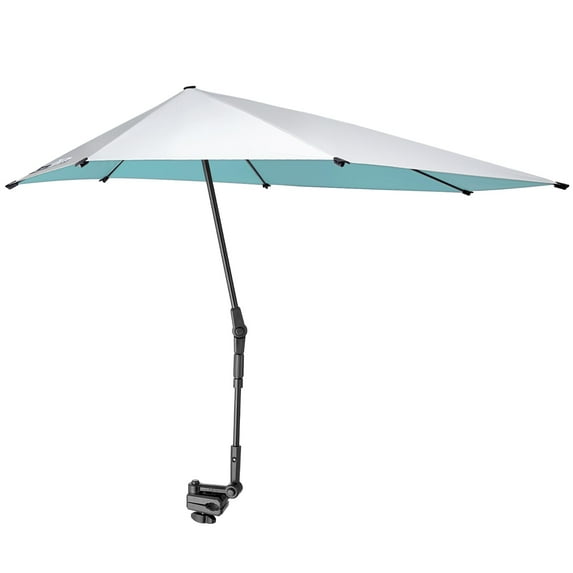 G4Free UPF 50+ Adjustable Chair Umbrella with Universal Clamp, XL UV Protection Sun Shade for Beach, Stroller, Wheelchair, Golf, Patio