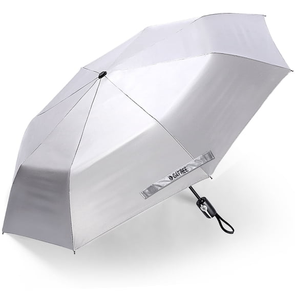 G4Free UPF 50+ UV Protection Large Travel Umbrella 42/46 Inch Auto Open Close Windproof Sun Blocking Umbrella