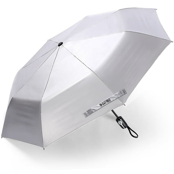 G4Free UPF 50+ UV Protection Large Travel Umbrella 42/46 Inch Auto Open Close Windproof Sun Blocking Umbrella