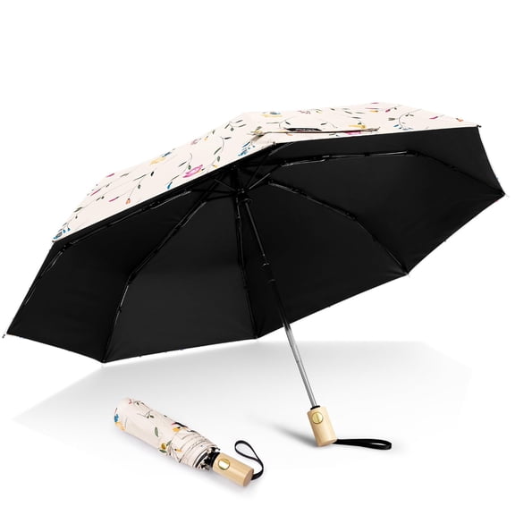 G4Free UPF 50+ UV Protection Travel Sun Umbrella Compact 42 Inch Small UV Blocking SPF Umbrella Auto Open Close