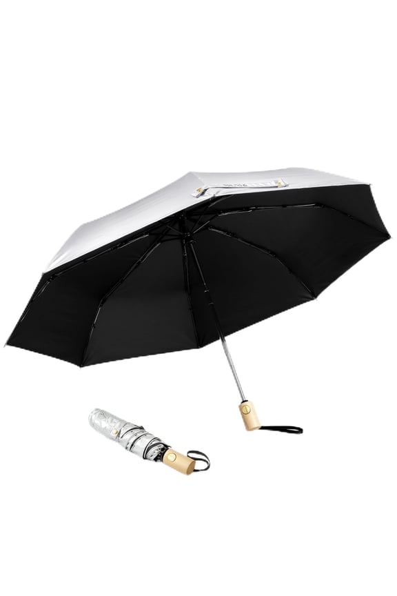 UPF 50+ UV Protection Travel Sun Umbrella Compact 42 Inch Small UV Blocking SPF Umbrella Auto Open Close