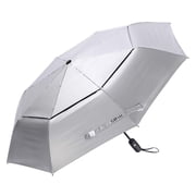 G4Free UPF 50+ UV Protection Travel Umbrella 42/46 Inch Windproof Silver Coating Sun Blocking Umbrella