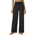 thumbnail image 1 of G4Free Wide Leg Pants for Women Yoga Pants High Waist Sweatpants with Pockets Stretch Lounge Pants Comfy Workout 29"/31"/33", 1 of 8