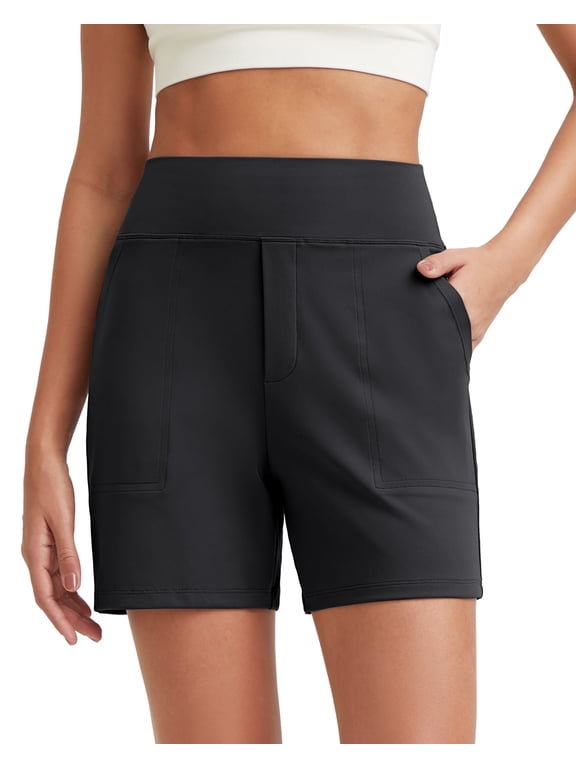 Women's 5'' Athletic Shorts High Waisted Running Yoga Shorts Summer Casual Shorts with Pockets