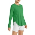 thumbnail image 1 of G4Free Women's UPF 50+ UV Shirts Long Sleeve Workout Sun Shirt Outdoor Gym Hiking Tops Quick Dry Lightweight, 1 of 7