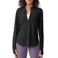 thumbnail image 1 of G4Free Womens UPF 50+ Sun Shirts Lightweight Golf Shirts Quick Dry Half Zip Workout Tops Running Hiking, 1 of 8