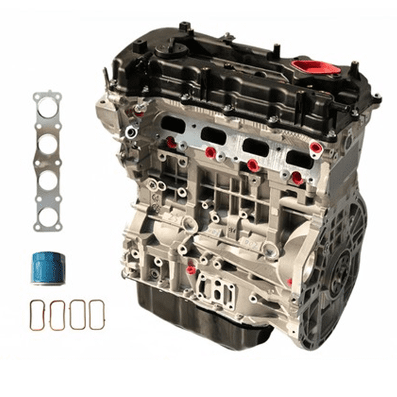 G4KE 2.4L Long Block Engine Assembly For Hyundai Tucson Santa Fe Kia Sportage Sorento Rondo 2007-2015
