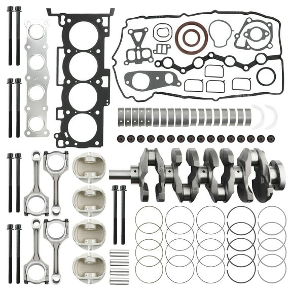 G4KE Engine Overhaul Rebuild Kit & Crankshaft & 4X Con Rods For Hyundai KIA 2.4L