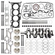 G4KE Engine Overhaul Rebuild Kit & Crankshaft & 4X Con Rods For Hyundai KIA 2.4L
