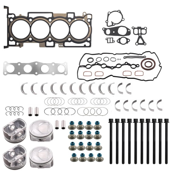 G4KJ 2.4 Engine Rebuild Overhaul Kit Head Gasket Set Piston & Ring Kit For Hyundai Tucson Kia Optima  2.4L 2011-2020
