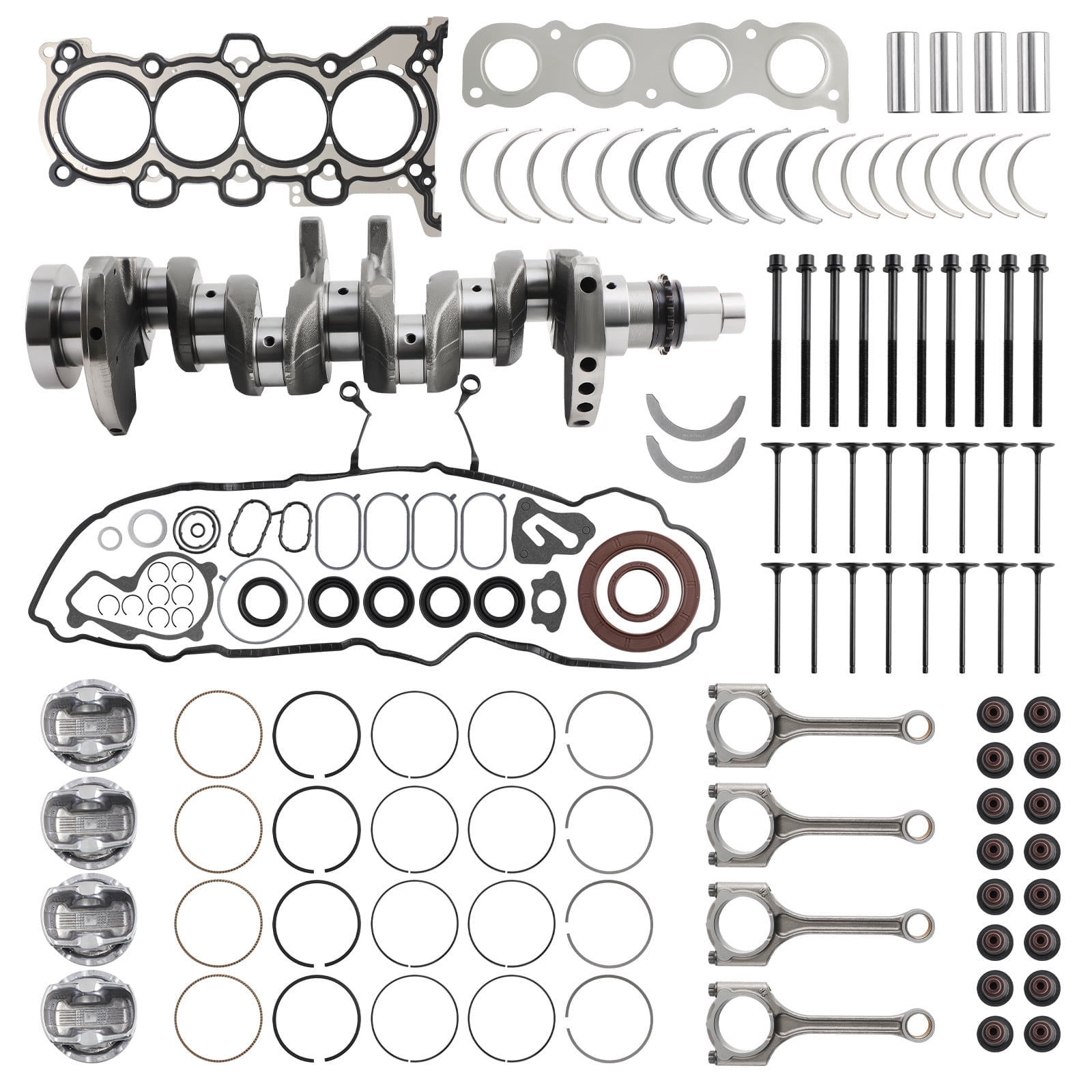 G4NC Engine Rebuild Overhaul Kit For Hyundai Tucson Kia Soul 12-19 Forte 2.0L