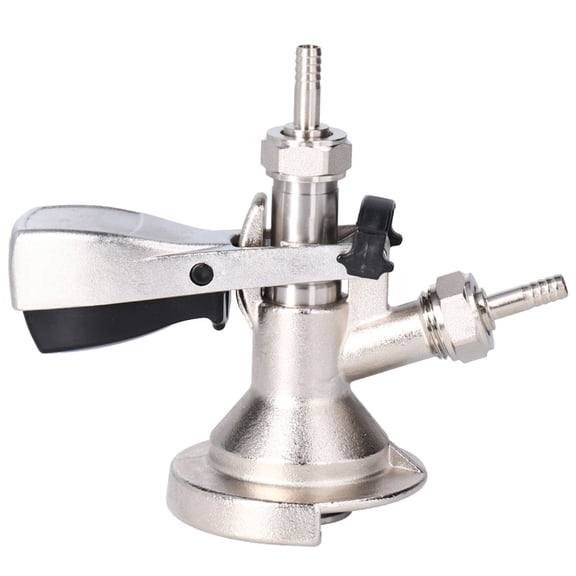 G5/8 A Type Stainless Steel Beer Keg Tap Distributor Coupler with Relief Valve Accessory