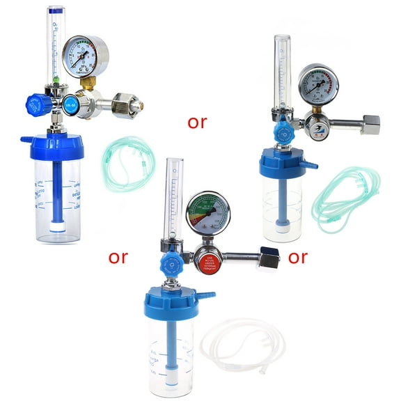 G5/8 Oxygen Flow Meter Absorber Suspension Type Pressure Gauge inhaler Regulator